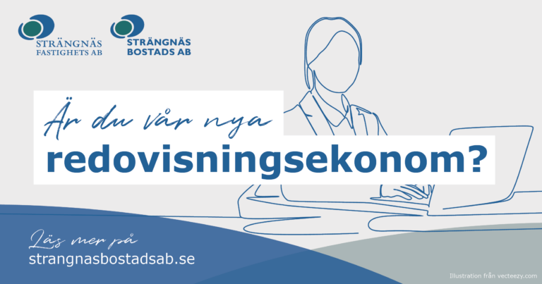 Annons för redovisningsekonom, billd.