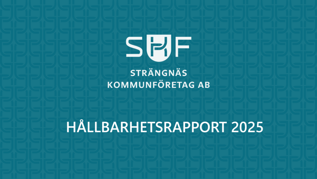 Framsida av Hållbarhetsrapport 2025.