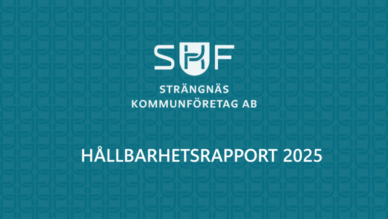 Framsida av Hållbarhetsrapport 2025.